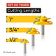 45° Lock Miter Router Bit - 1/2" Shank