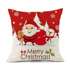 Merry Christmas Cushion Pillow Covers 