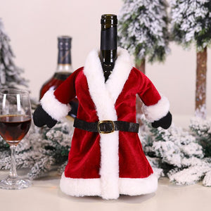Christmas Wine Bottle Cover Set