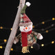 Santa Snowman Reindeer Doll Christmas Ornament