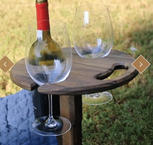 Outdoor Folding Wine Table