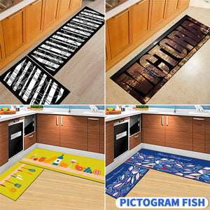 🎉Big Sale - Kitchen Printed Non-Slip Carpet (🔥Buy 1 Get 1 Free🎁)