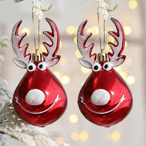 2Pcs Christmas Balls Ornaments