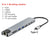 Type c Dock station hdmi-compatible USB3.0 RJ45 PD USB-C Hub 4K Portable Laptop PD Charging SD &TF Adapter docking station usb c