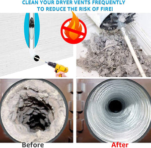 🔥 Flash Sale - Dryer Vent and Duct Cleaning Brush
