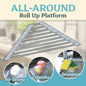 Triangle Roll Up Dish Drying Rack( 🔥Buy 1 Get 1 Free🎁 )