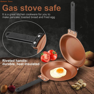 DOUBLE SIDED NON-STICK FRYING PAN (🔥 Last Five Days )