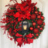 Elegant Red Christmas Wreath