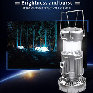 Portable LED Camping Lantern With Fan(🔥 FLASH SALE)