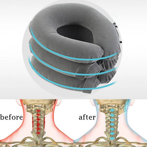 🎁 Inflatable Cervical Neck Traction Pillow