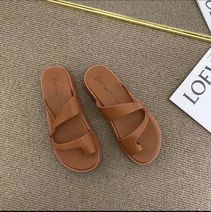 Women's Casual French Wear Outside Comfortable Open-toe Slippers Sandals Water
